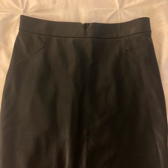 Vegan Leather Pencil Skirt - Picture 2 of 3